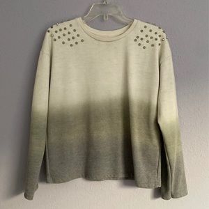 ZARA Ombre Sweater with Spikes
